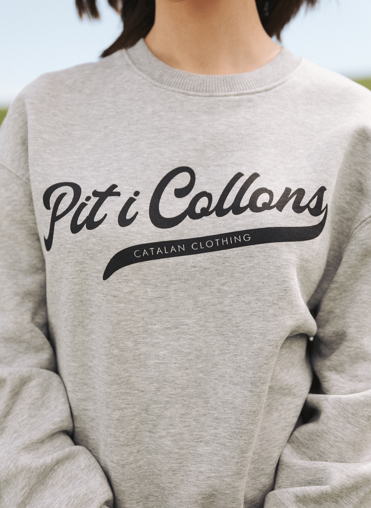 Dessuadora gris Pit i Collons