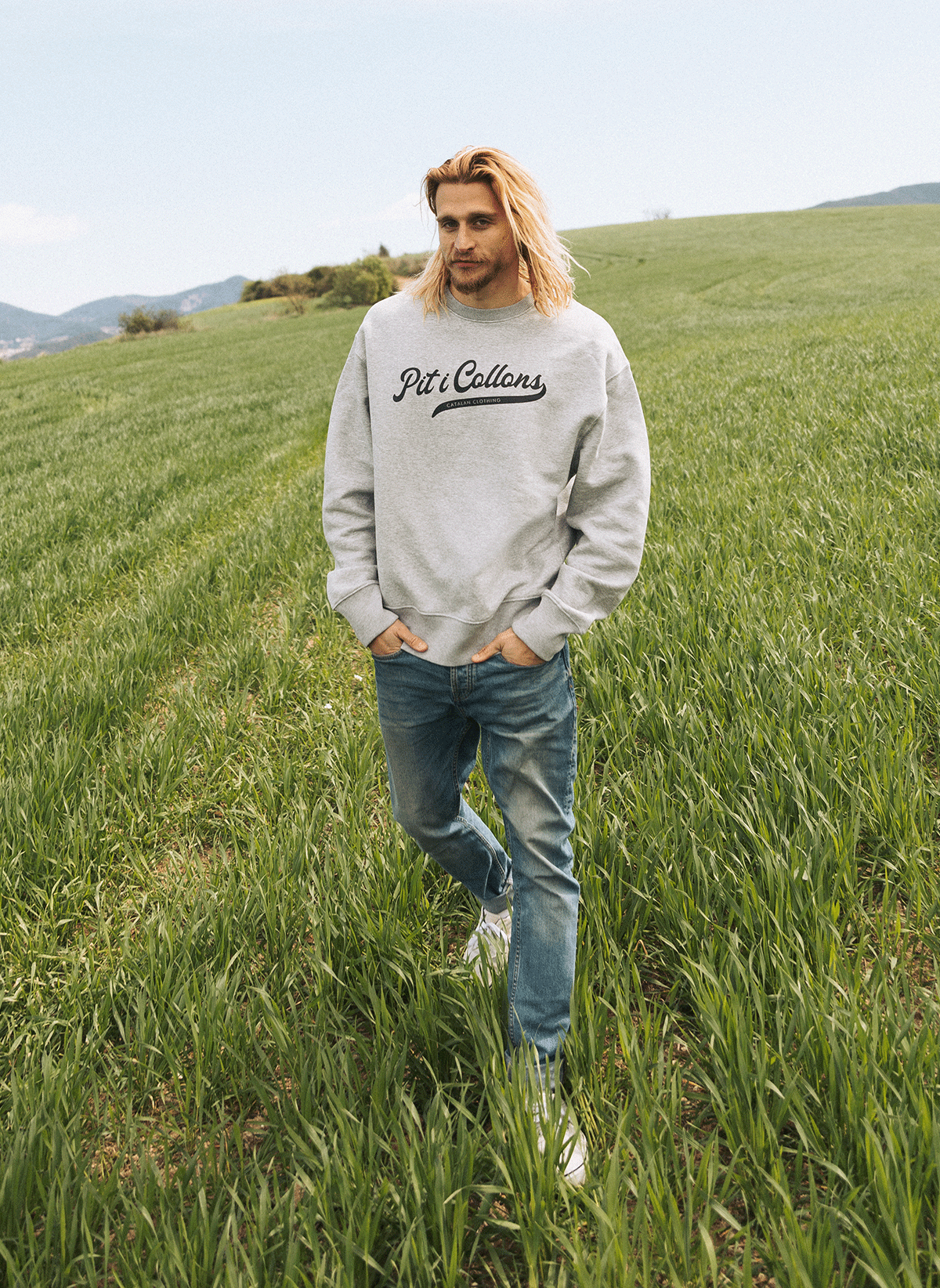 Dessuadora gris Pit i Collons