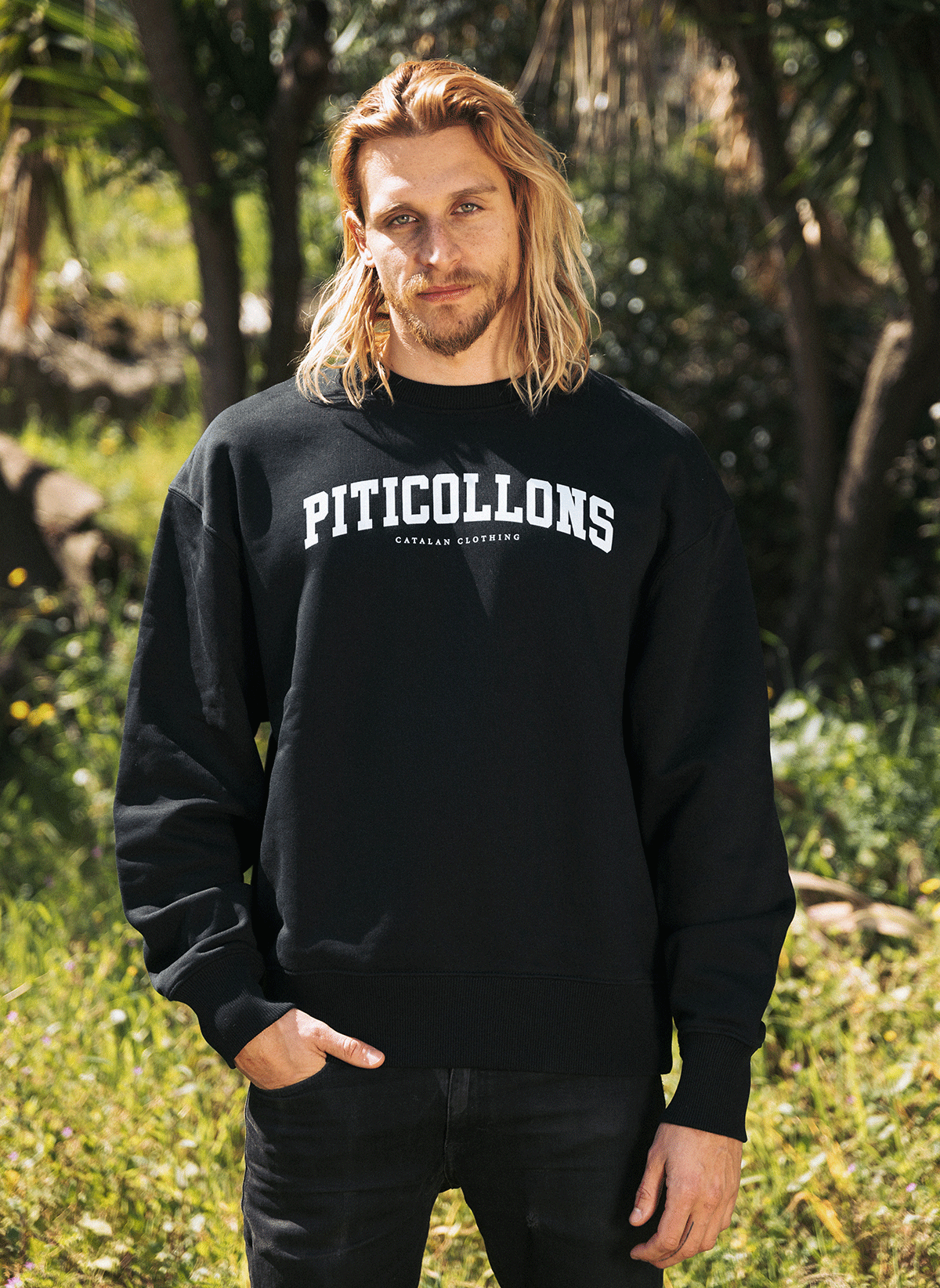 Dessuadora negra Pit i Collons