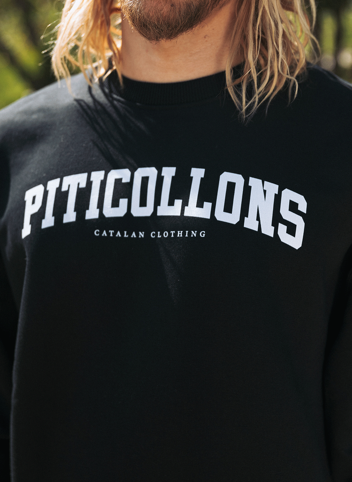 Dessuadora negra Pit i Collons