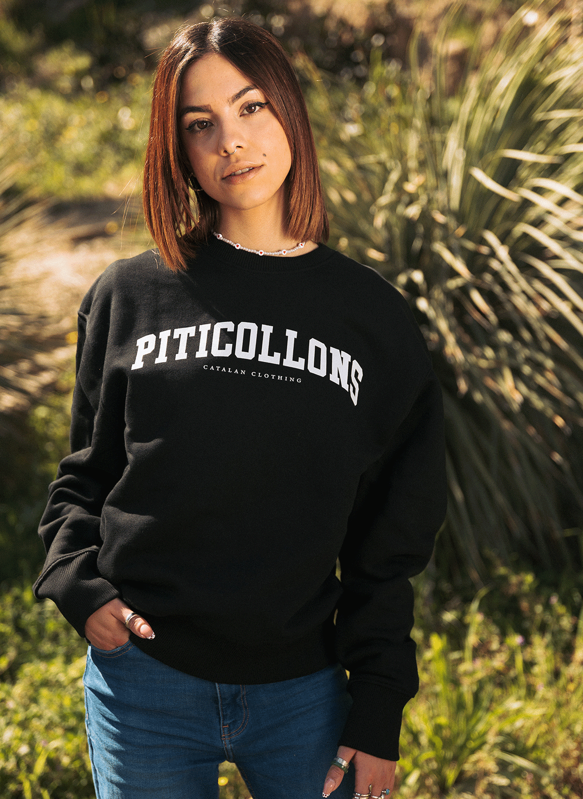 Dessuadora negra Pit i Collons