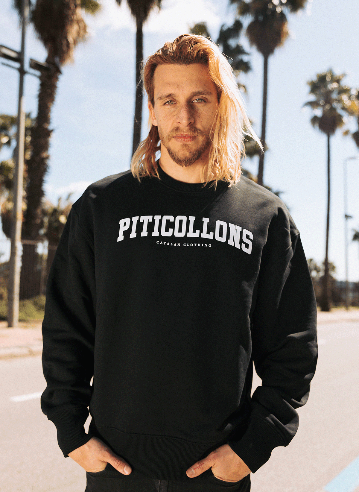 Dessuadora negra Pit i Collons