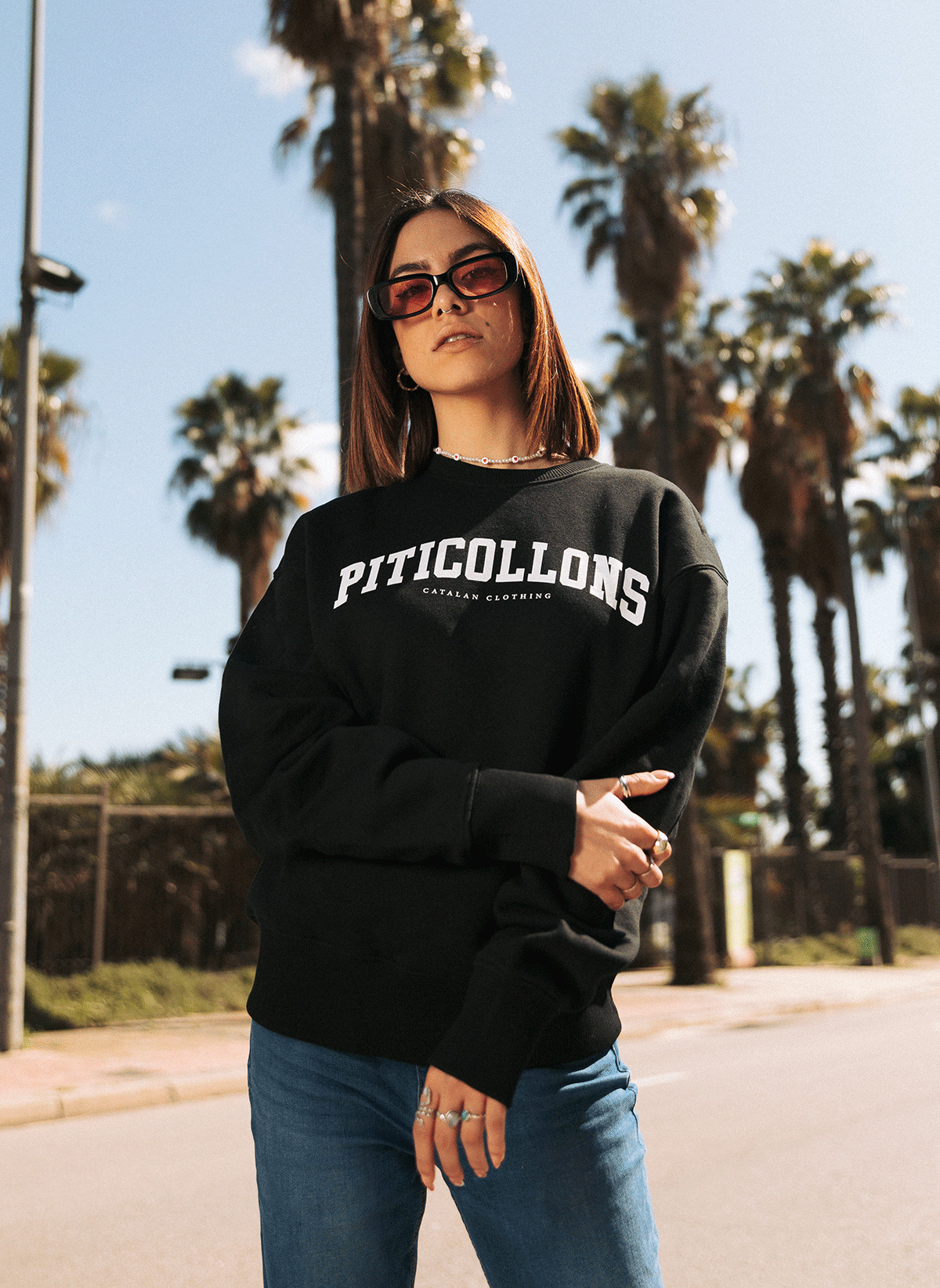 Dessuadora negra Pit i Collons